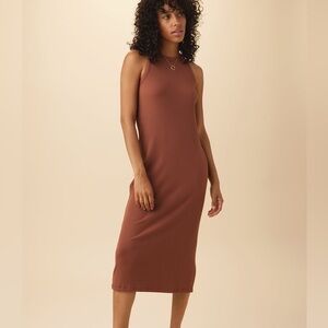 Amour Vert rib knit dress